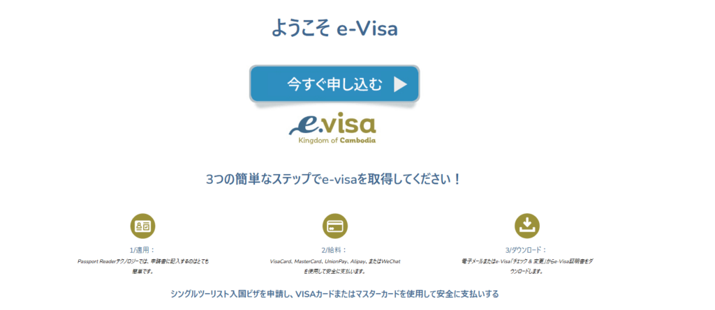 オンライン申請（e-Visa）の手順と準備